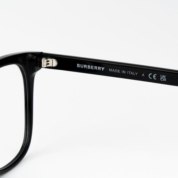 NEW Burberry BE2361D 3001 Black Square Unisex Eyeglasses BE 2361D - Picture 7 of 9